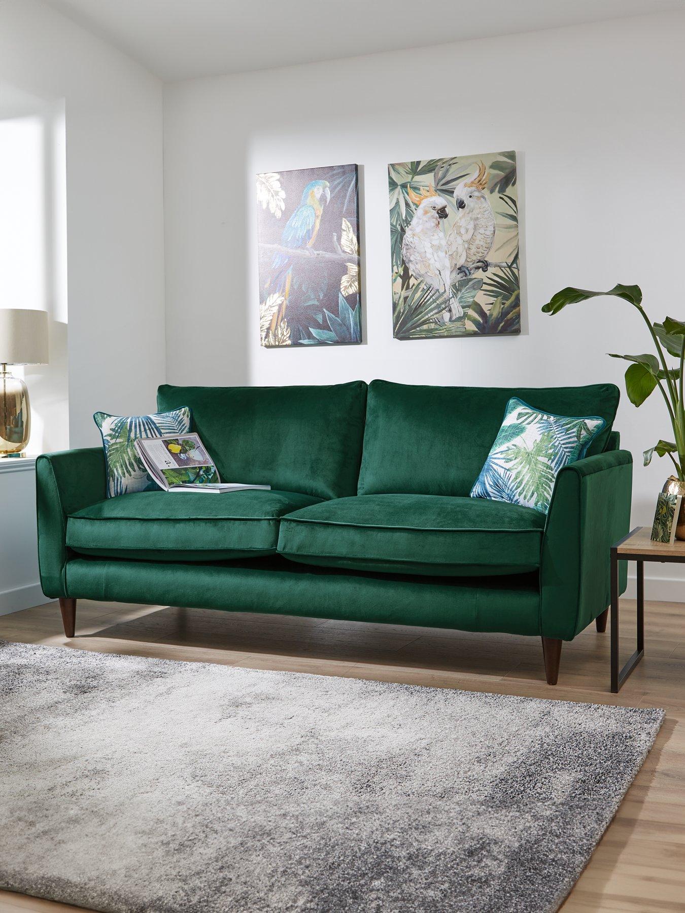 undefined Pasha Fabric 2 Seater Sofa