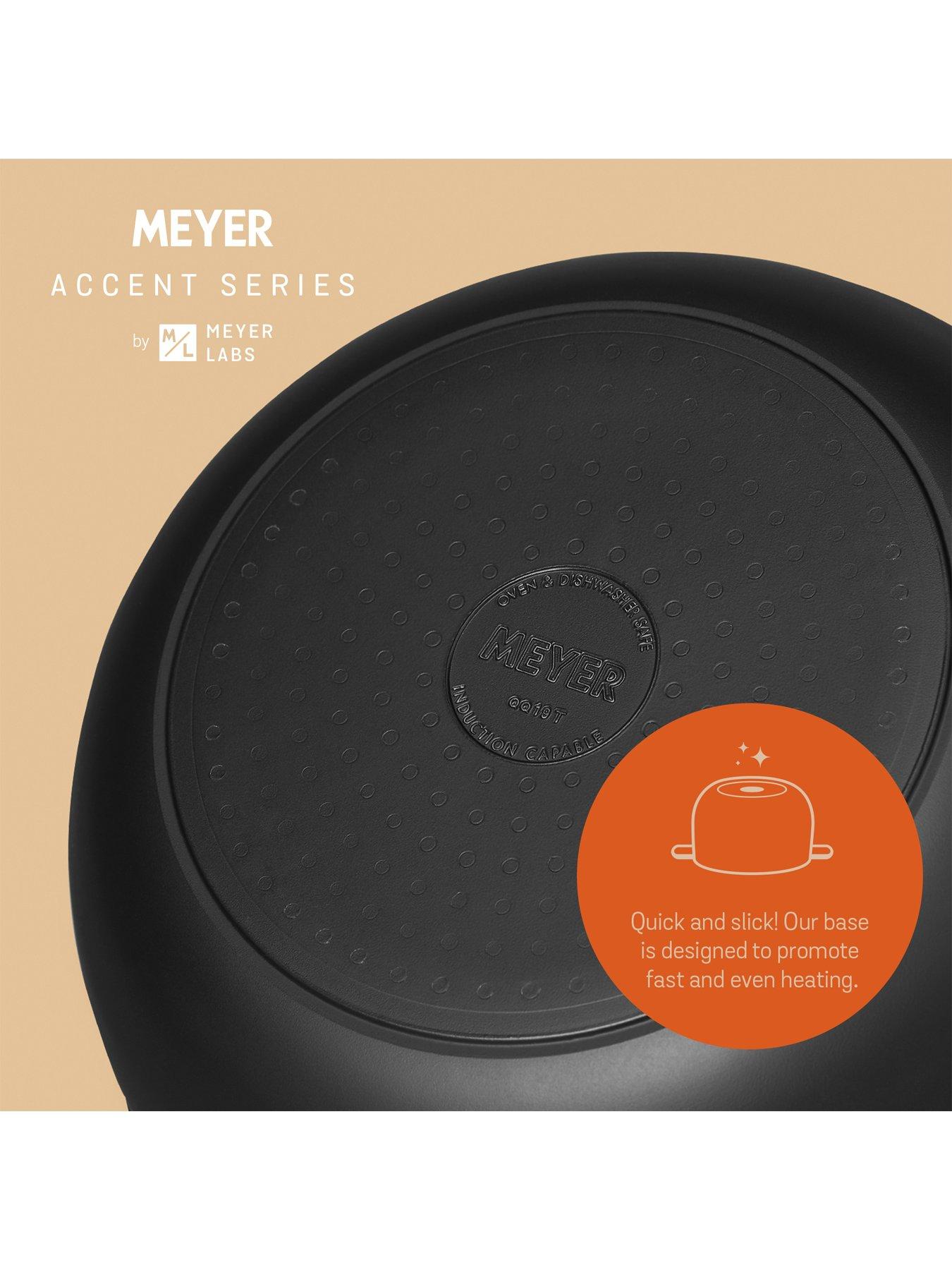 Image 5 of 7 of MEYER Accent Hard Anodised Ultra-Durable 6-Piece Essential Pots and Pans Set
