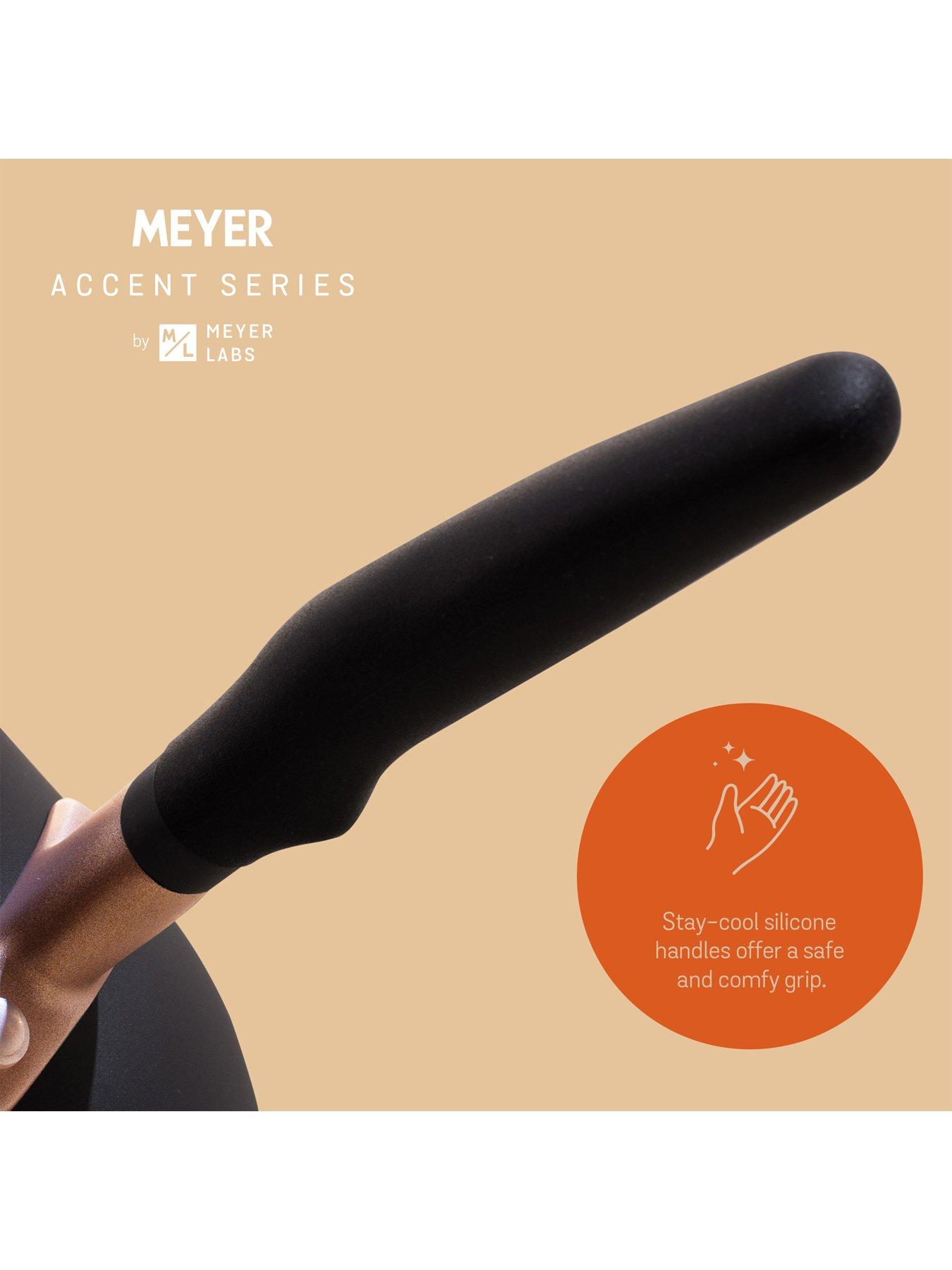 Image 6 of 7 of MEYER Accent Hard Anodised Ultra-Durable 6-Piece Essential Pots and Pans Set