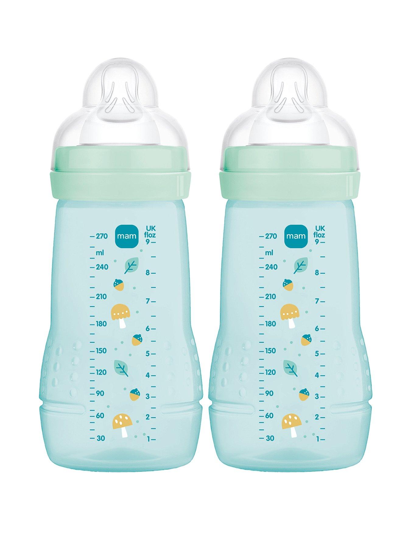 undefined EA 270ml 2 pack Baby Bottle Set- Blue
