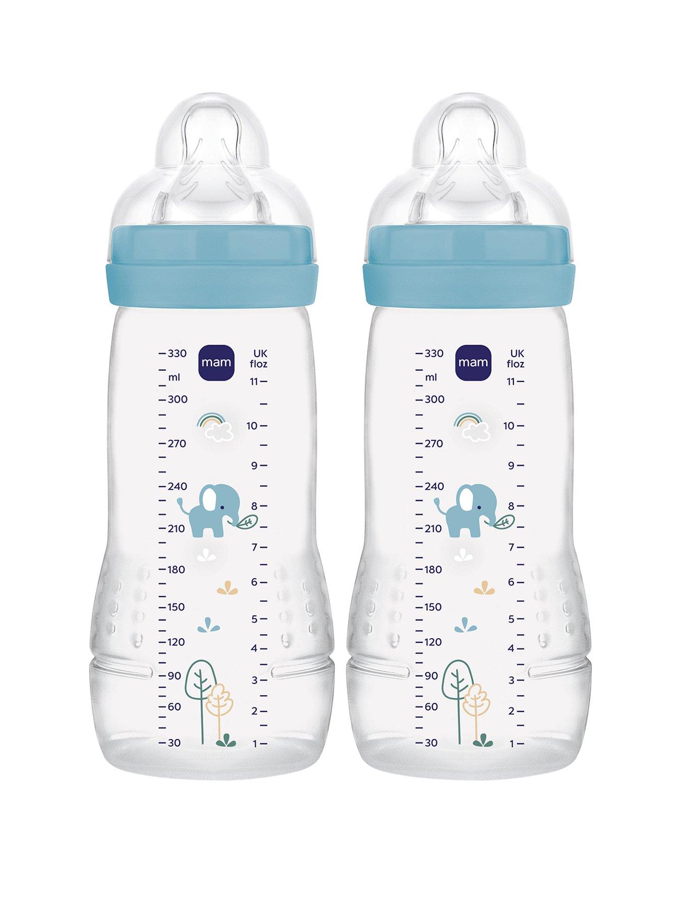 undefined EA 330ml 2 pack Baby Bottle Set- Blue
