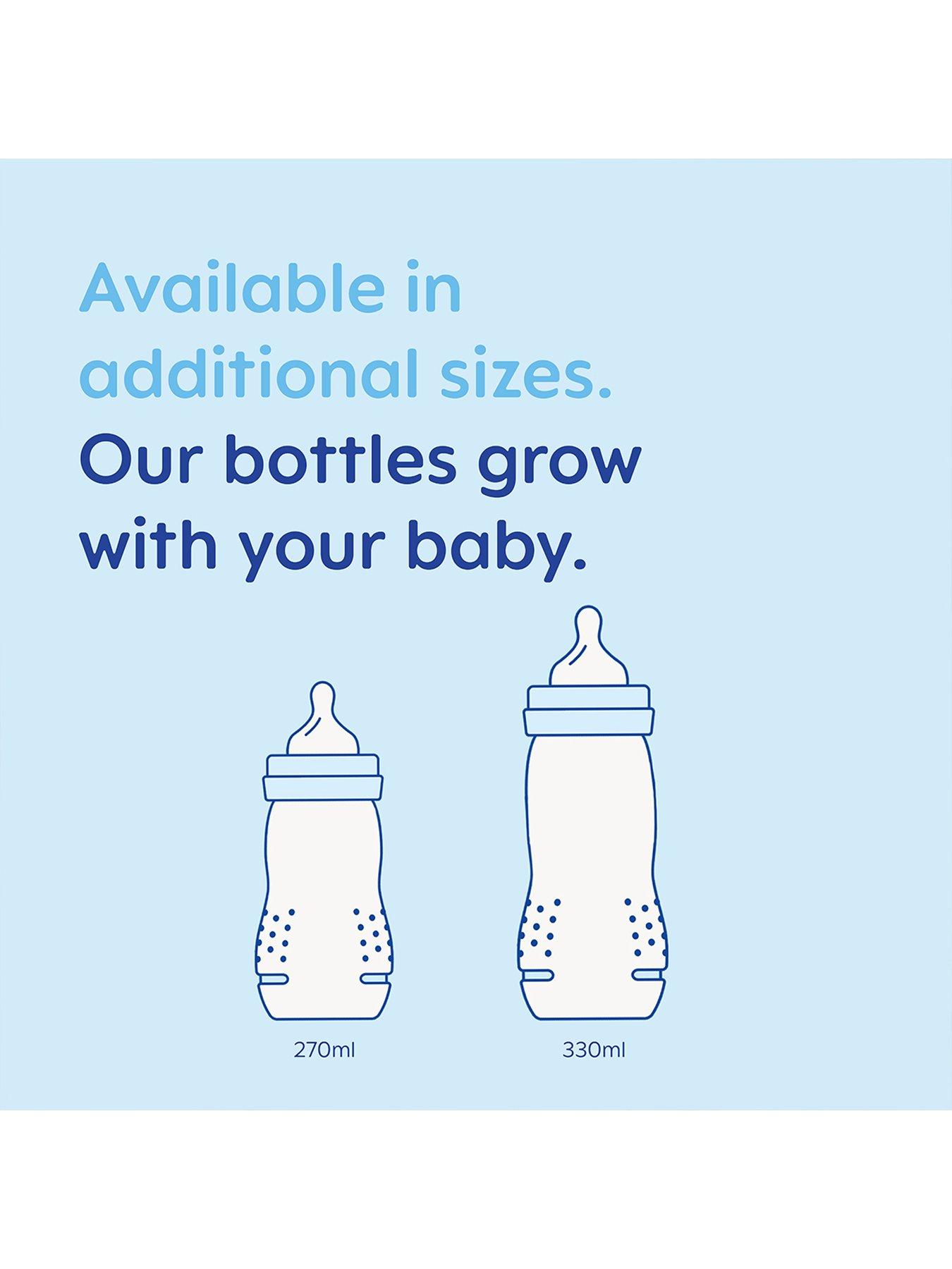 Image 5 of 5 of MAM EA 330ml 2 pack Baby Bottle Set- Pink