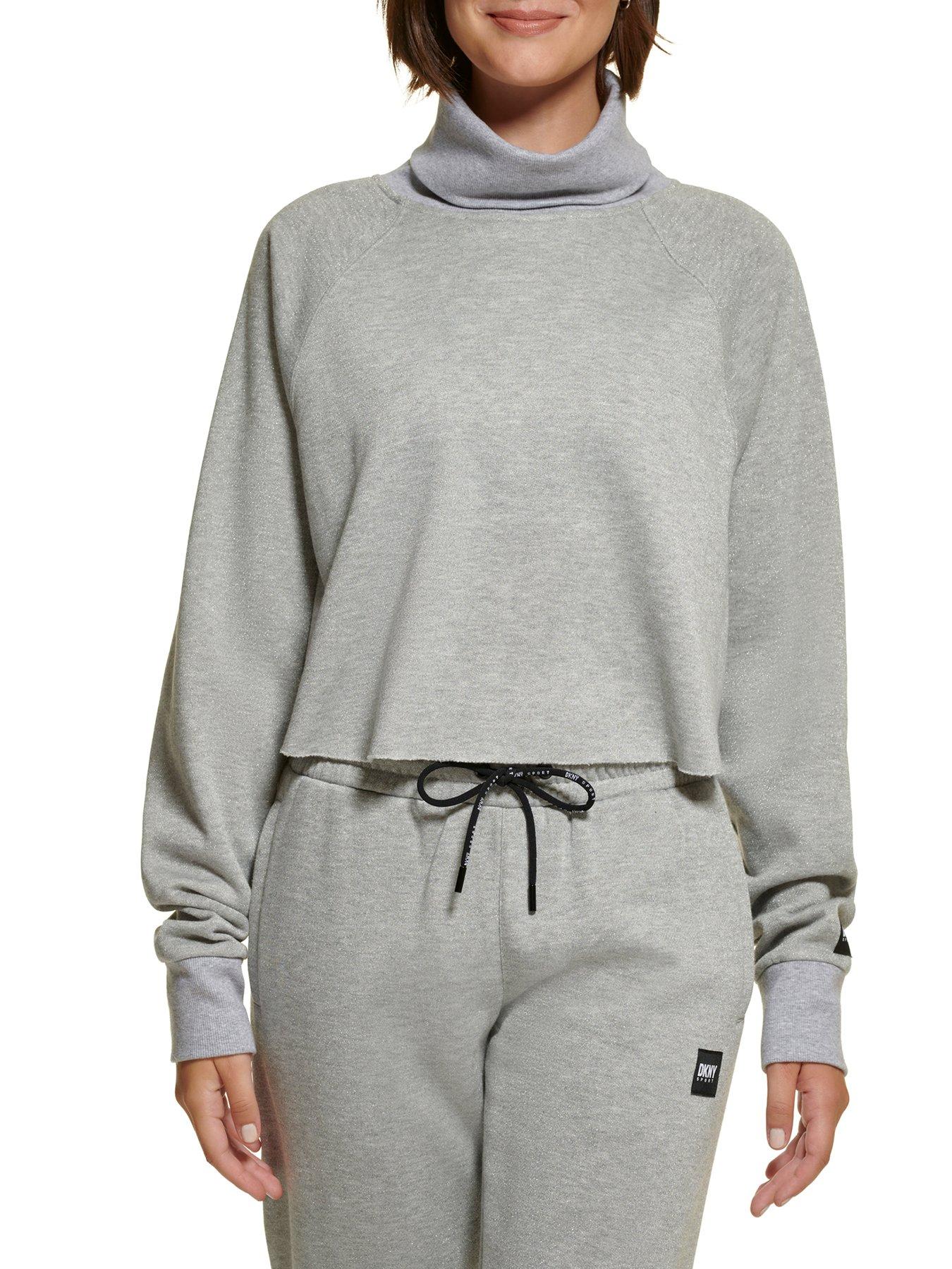 dkny-sport-sport-sparkle-turtle-neck-fleece-top-grey