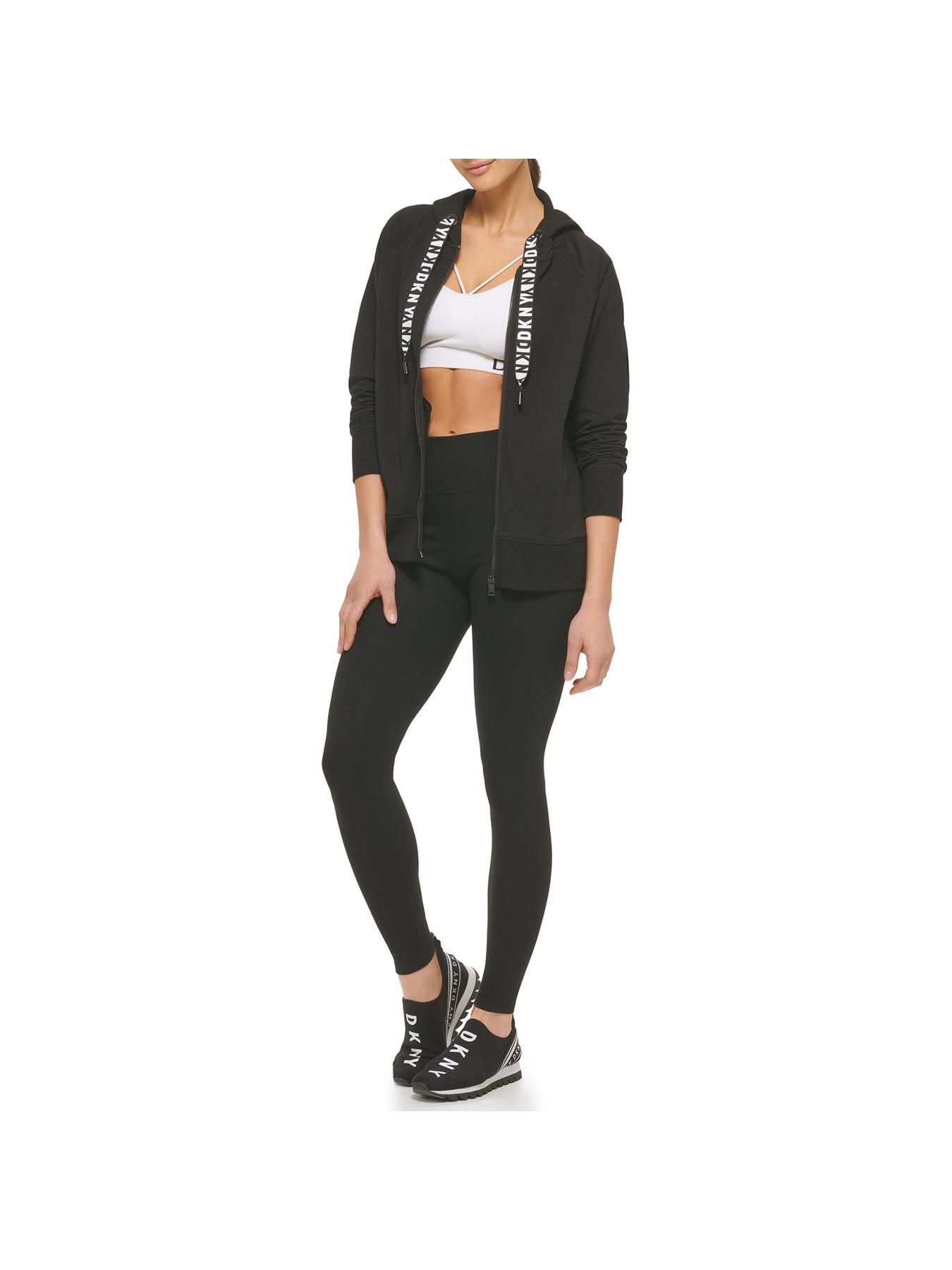 dkny zip hoodie women's