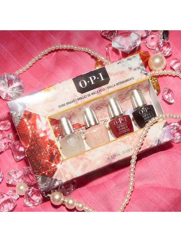 Image 5 of 5 of OPI Jewel Be Bold Collection, Infinite Shine 4-Piece Mini-Pack (Iconics)