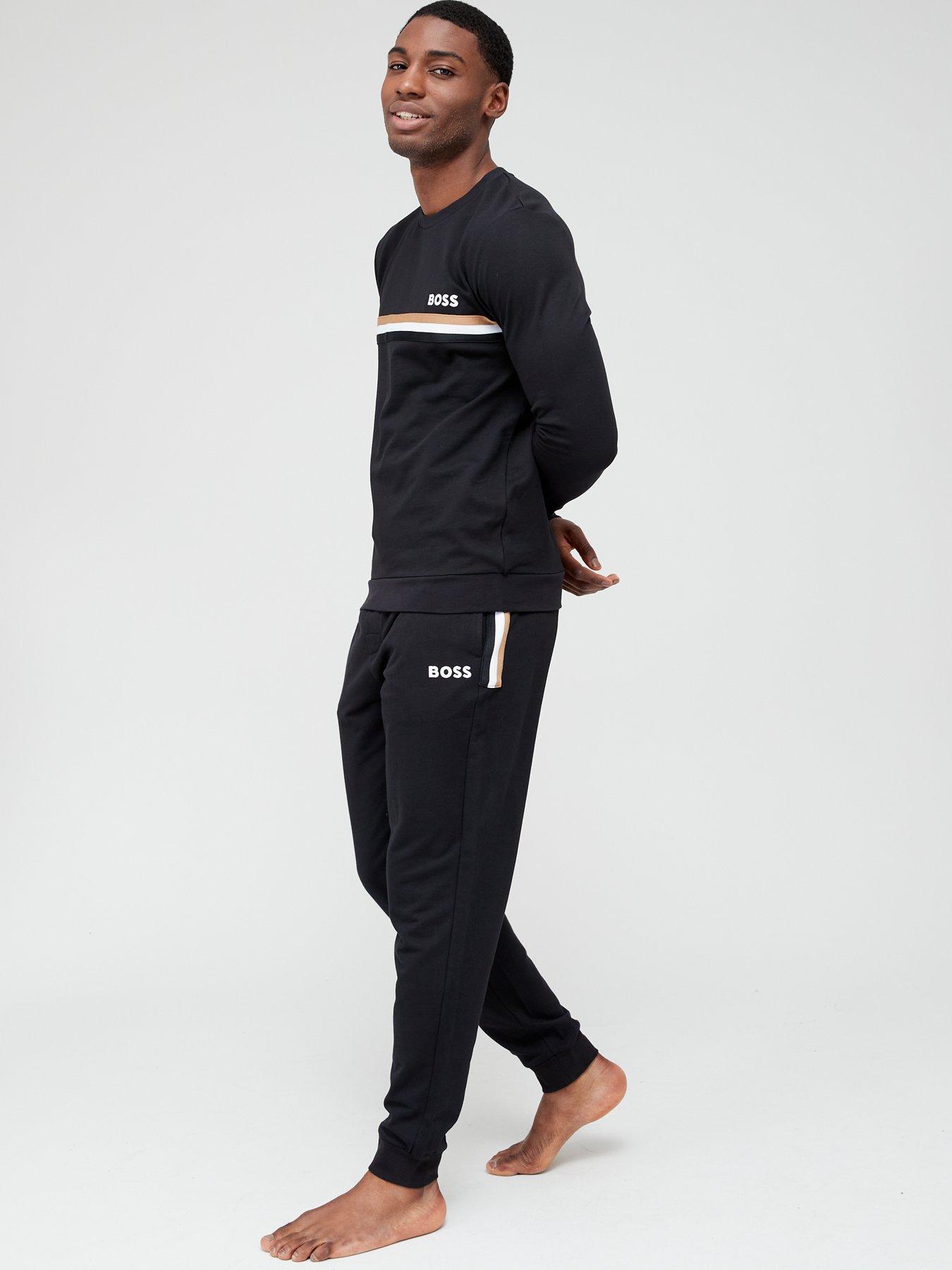 Boss bodywear lounge tracksuit black sale