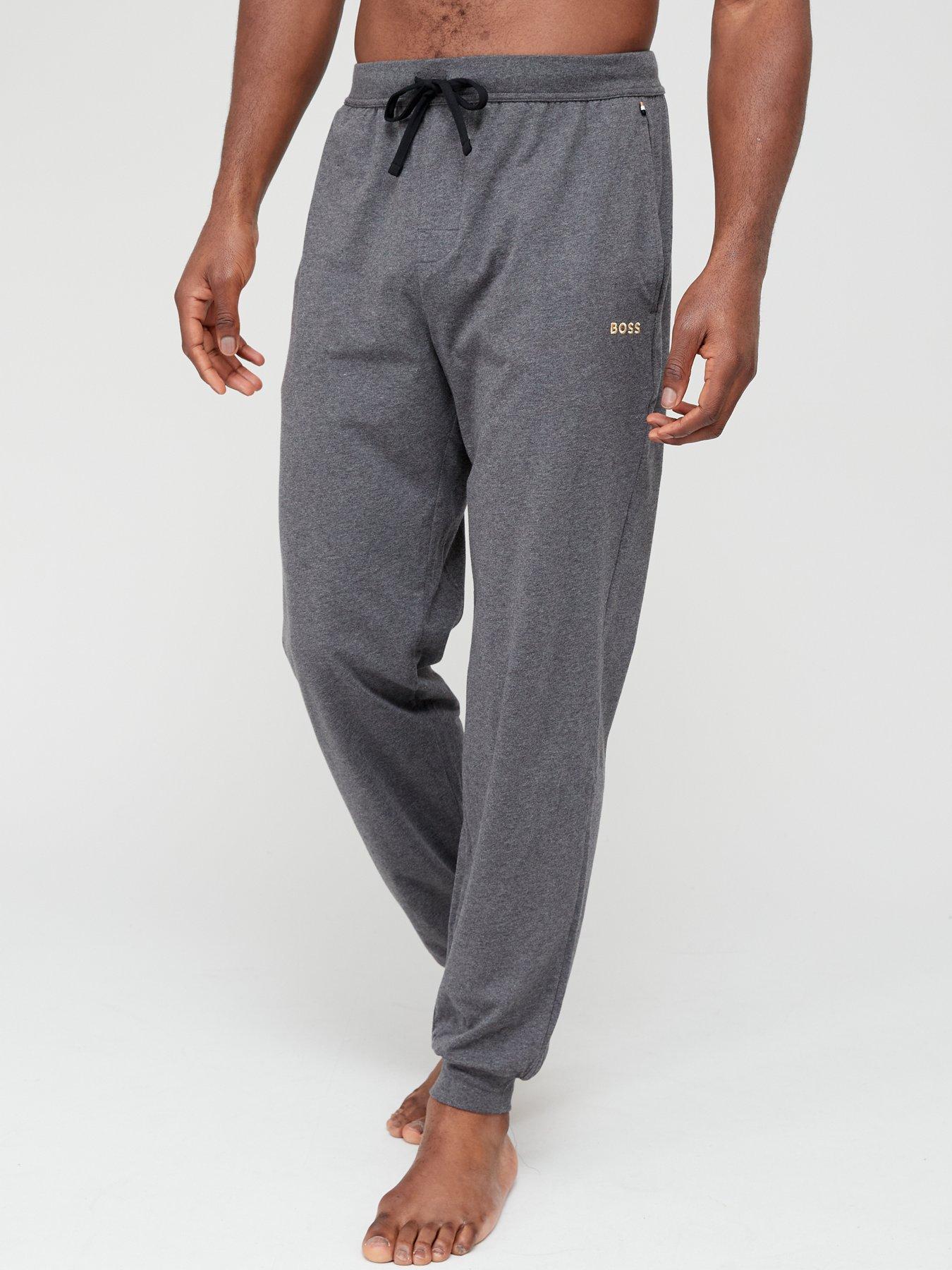 BOSS Bodywear Mix u0026 Match Lounge Joggers - Dark Grey | very.co.uk