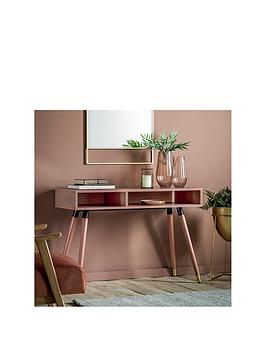 Product photograph of Gallery Watson Console Table - Pink from very.co.uk