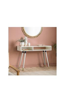 Product photograph of Gallery Watson Console Table - White from very.co.uk