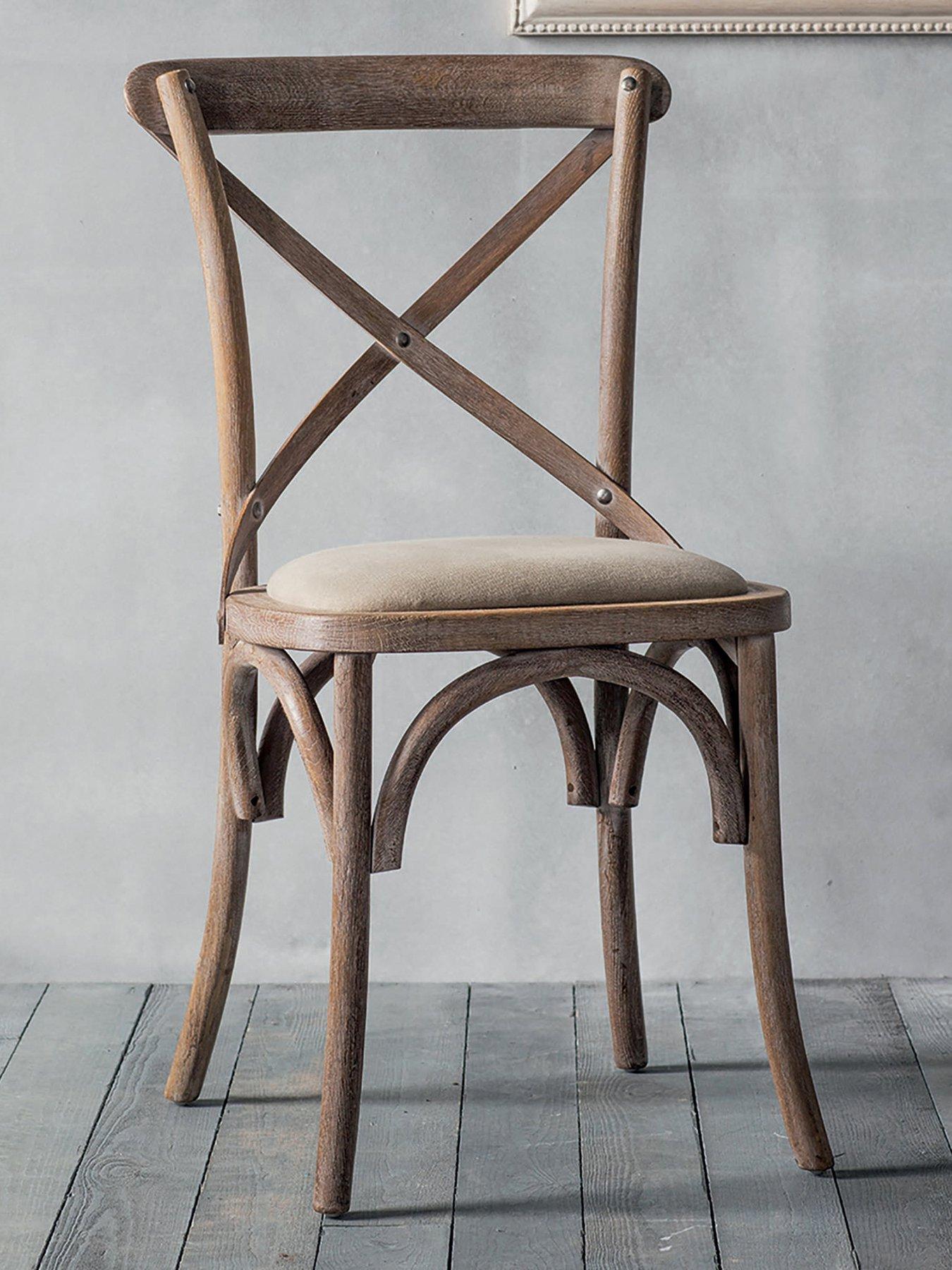 Gallery Direct Set of 2 Pinsons Natural Dining Chairs