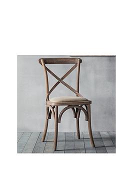 Product photograph of Gallery Pair Of Pinsons Dining Chairs - Natural from very.co.uk
