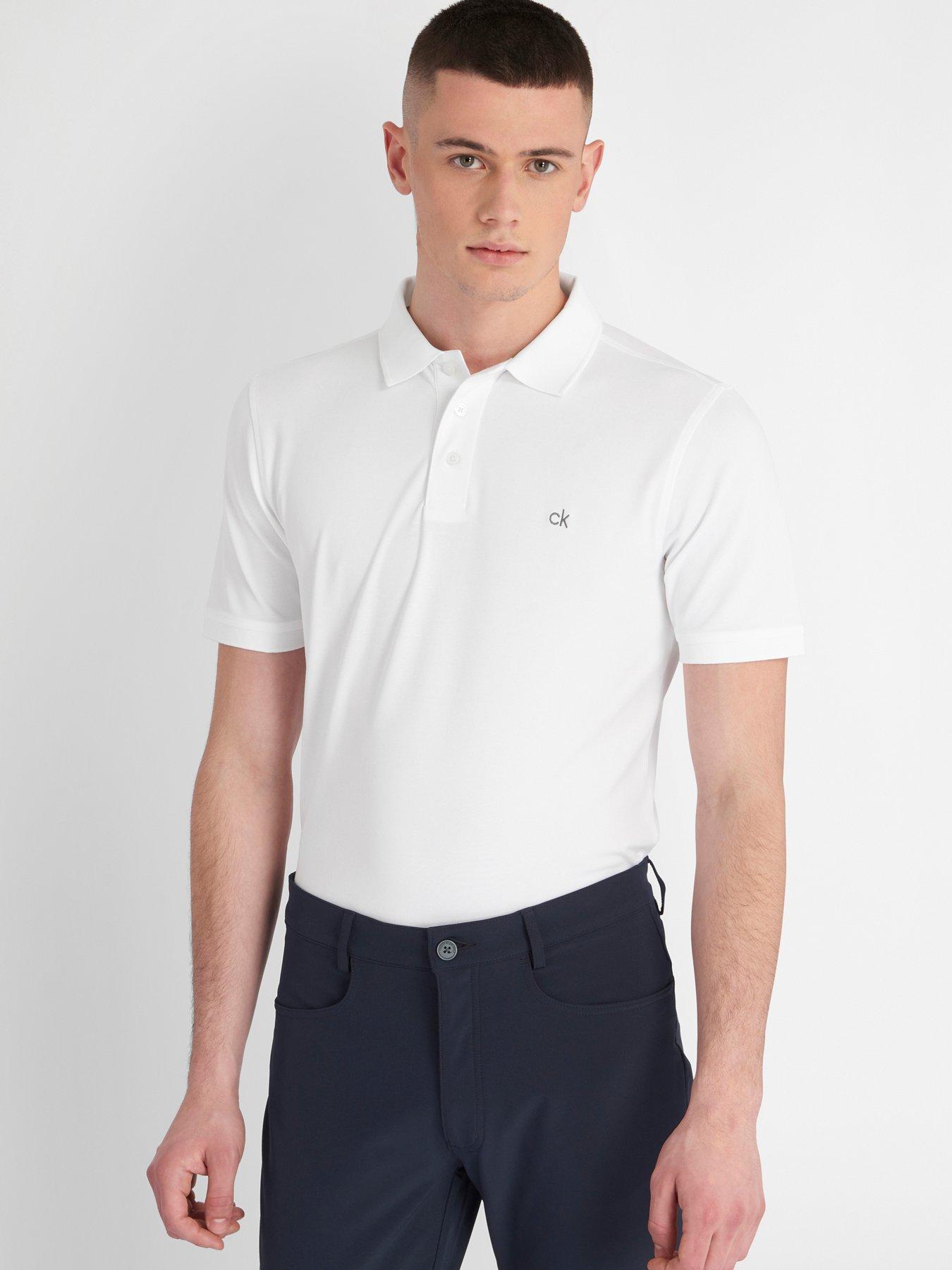 Calvin Klein Golf Mens Madison Lightweight Breathable Polo Shirt