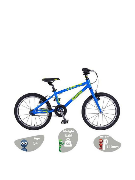 stillFront image of squish-lightweight-18-wheel-childrens-bike-blue