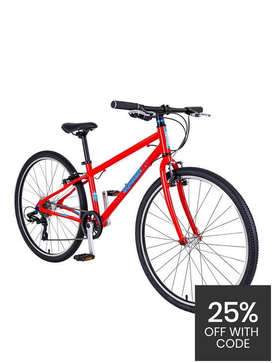 front image of squish-lightweight-26-wheel-13-frame-childrens-hybrid-bike-red