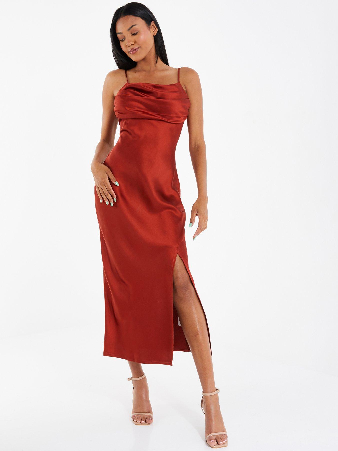 open lace back dress Ayana Corset Satin Gown main image 1