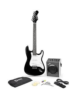 Rockjam Full Size Electric Guitar Super Kit Rjeg06 Black