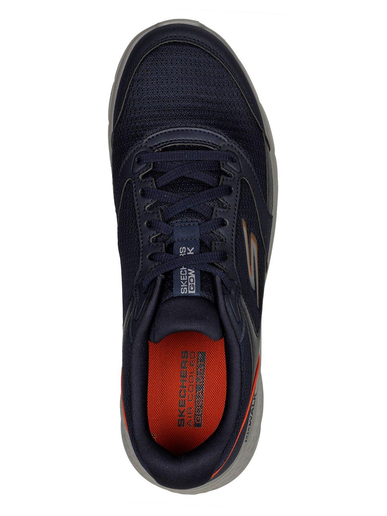 Skechers Go Walk Flex Trainer - Navy/Orange