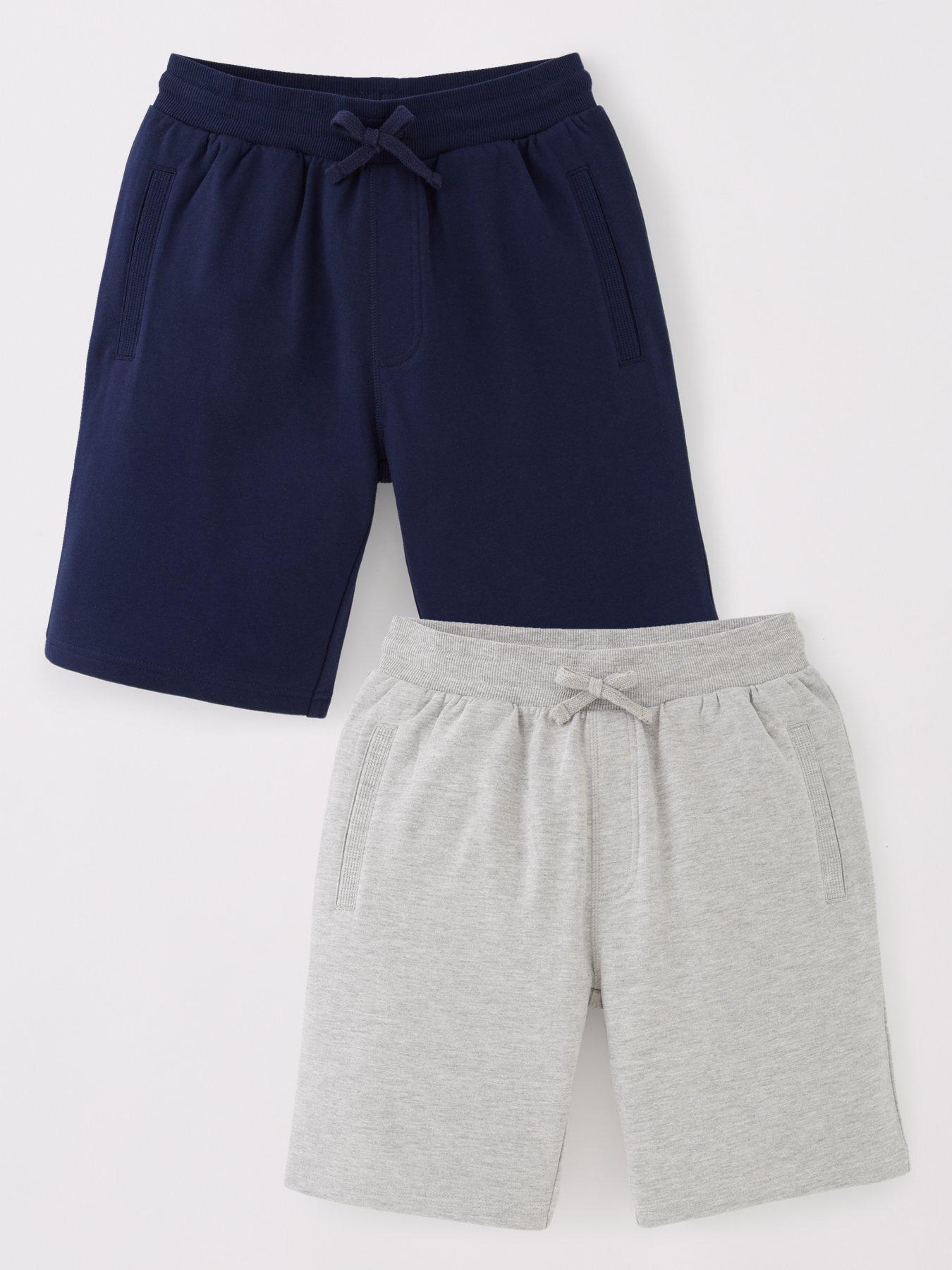 Boys grey jogger online shorts