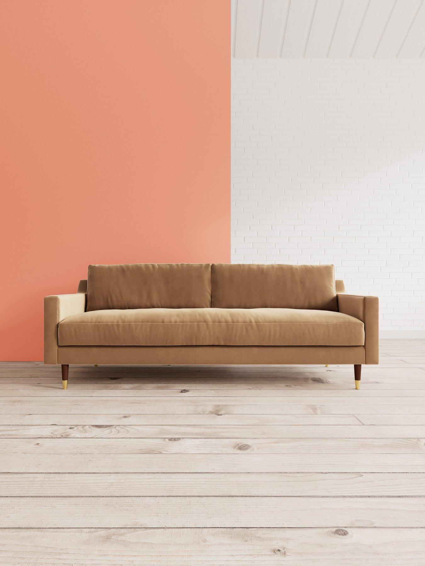 Product photograph of Swoon Rieti Three Seater from very.co.uk