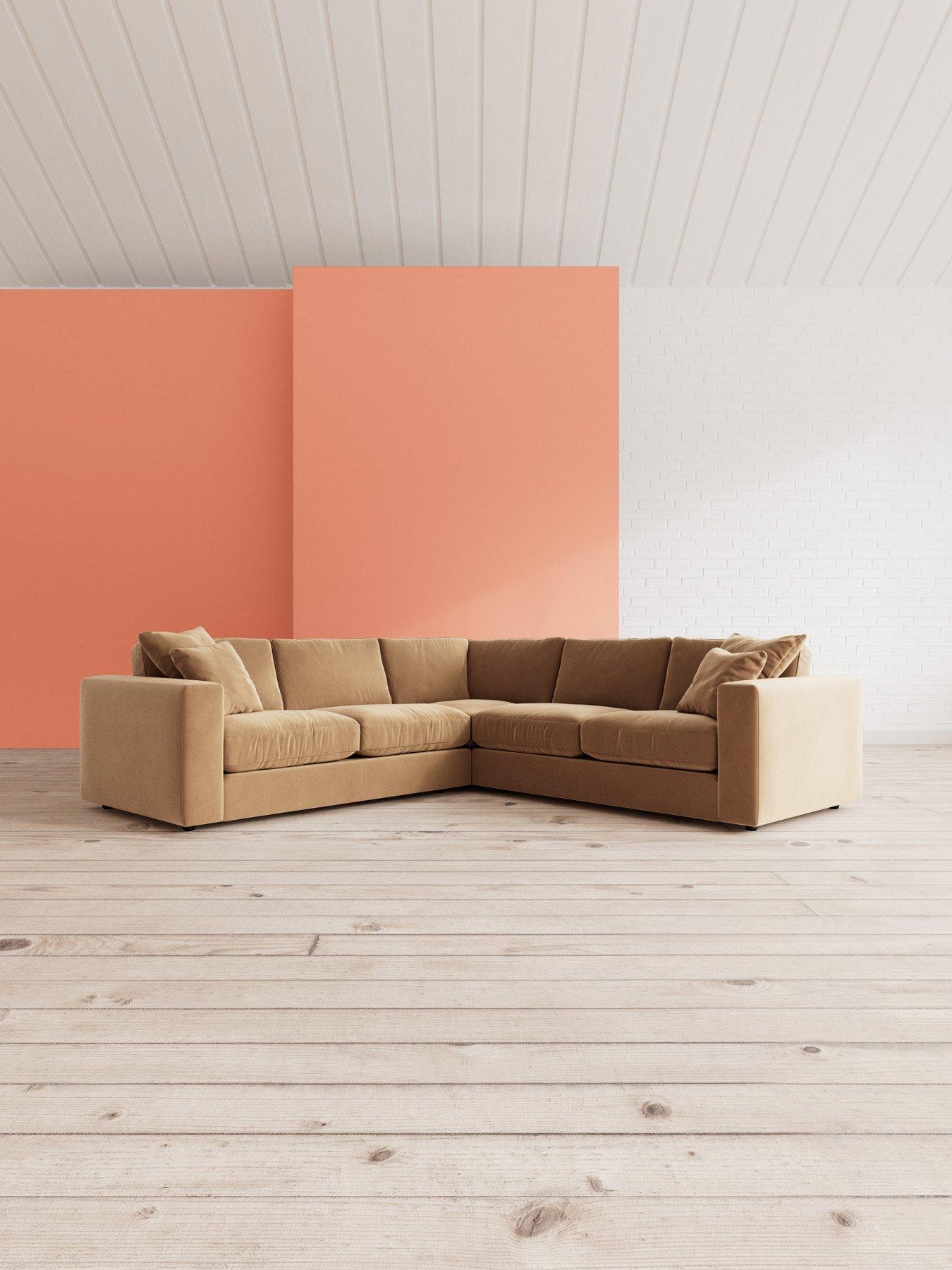 Product photograph of Swoon Althaea Corner Sofa Five-seater from very.co.uk