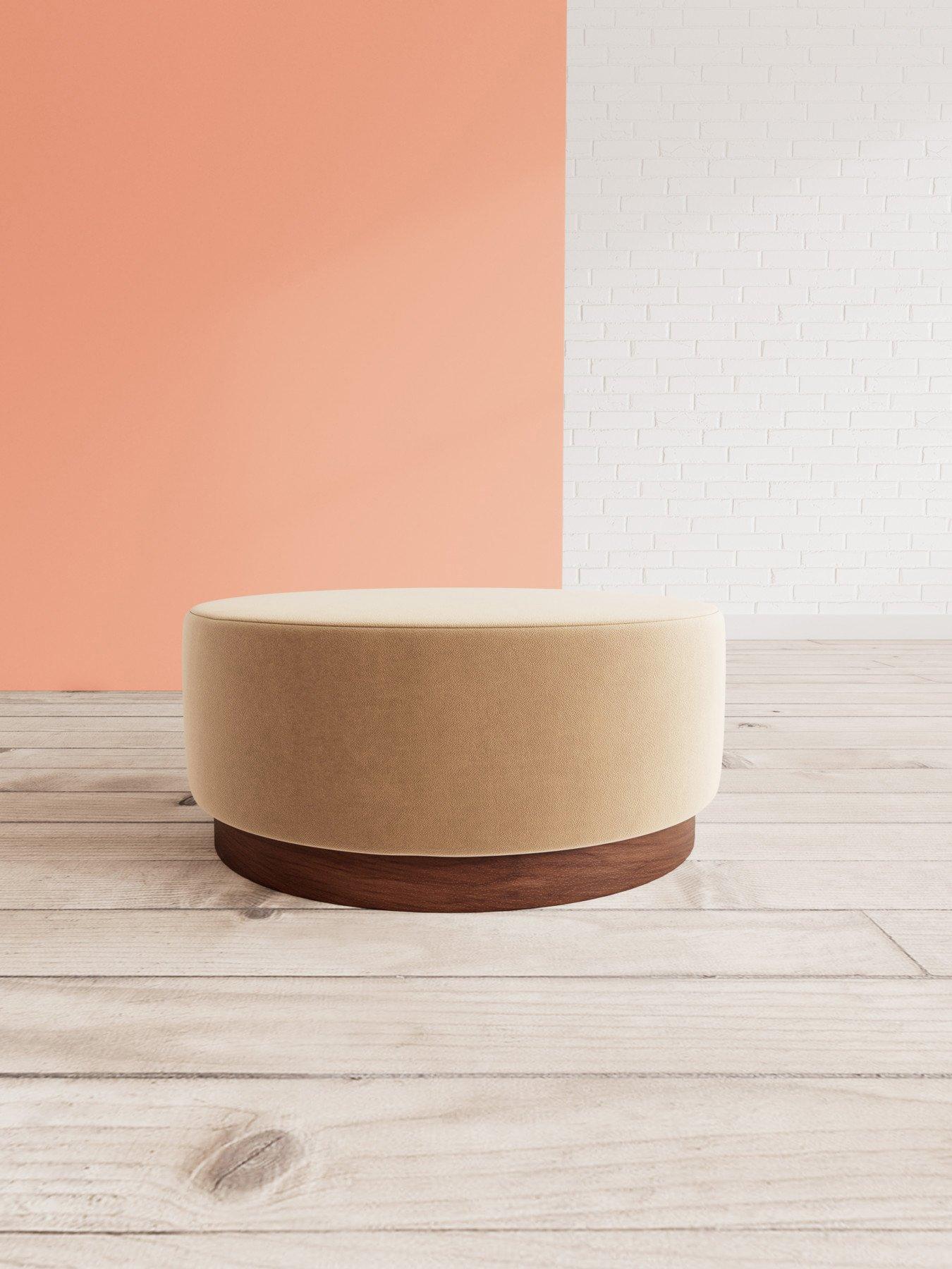 Product photograph of Swoon Penfold Ottoman from very.co.uk