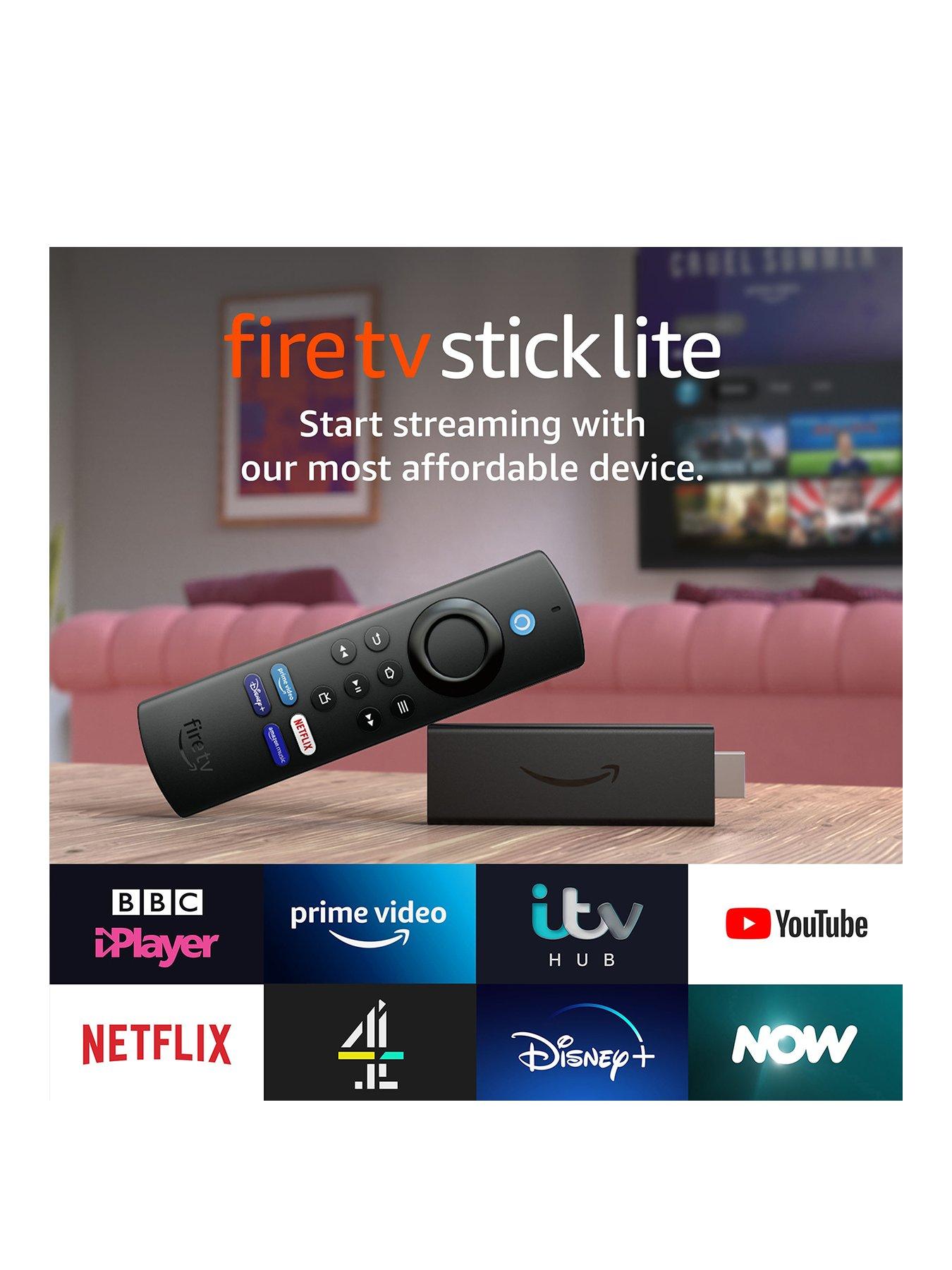 Fire TV Stick Lite with Alexa Voice Remote Lite (no TV controls)