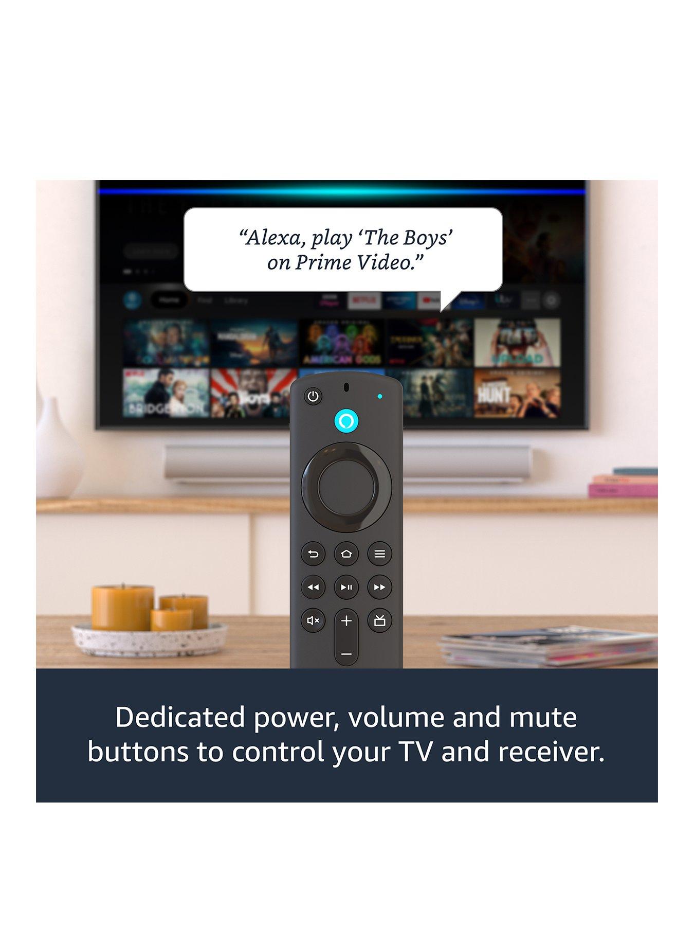 fire tv stick 4k con alexa voice remote hd streaming 2021