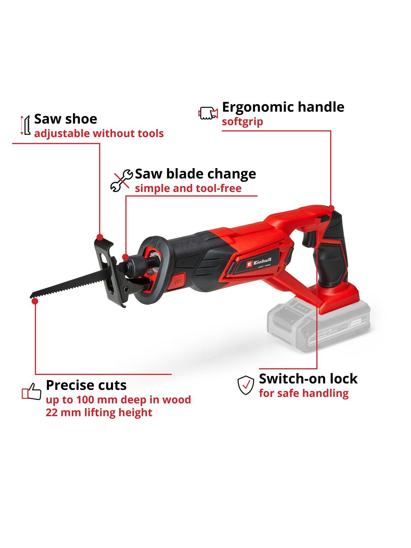 Sierra sable inalámbrica 18V TE-AP 18 Li Solo Einhell