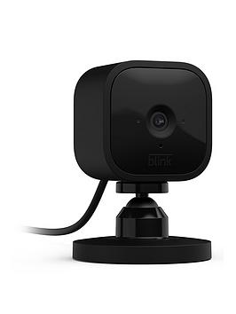 Product photograph of Amazon Blink Mini Compact Indoor Plug-in Smart Security Camera 1080p Hd Video Motion Detection Works With Alexa 1 Camera - 2 Camera from very.co.uk
