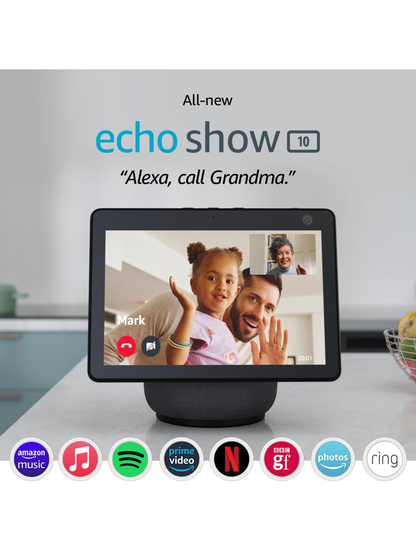 Echo Show 10 - HD Smart Display with Motion and Alexa –