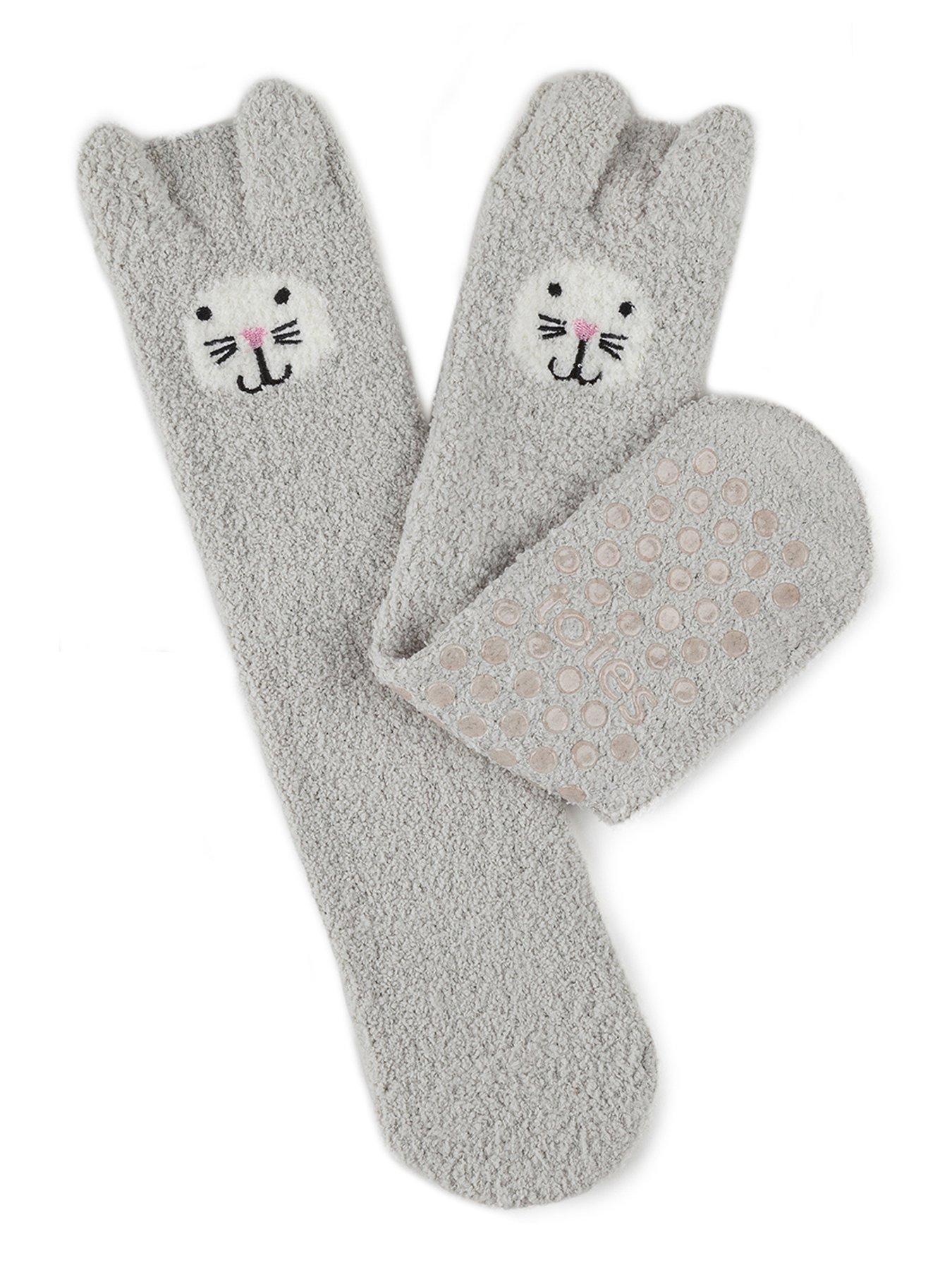 totes bunny slipper socks