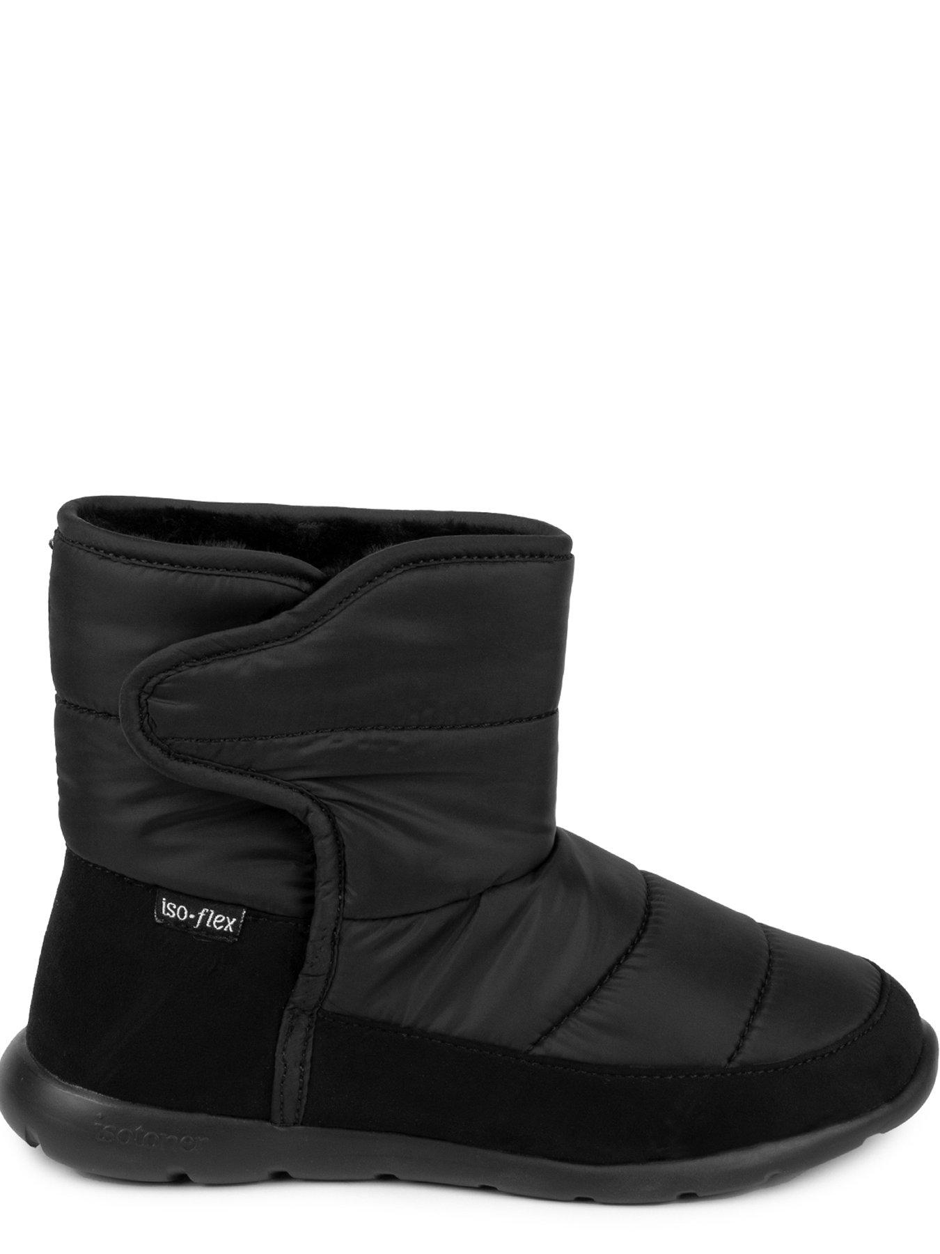 TOTES ISO FLEX QUILTED BOOT WITH MEMORY FOAM Black very