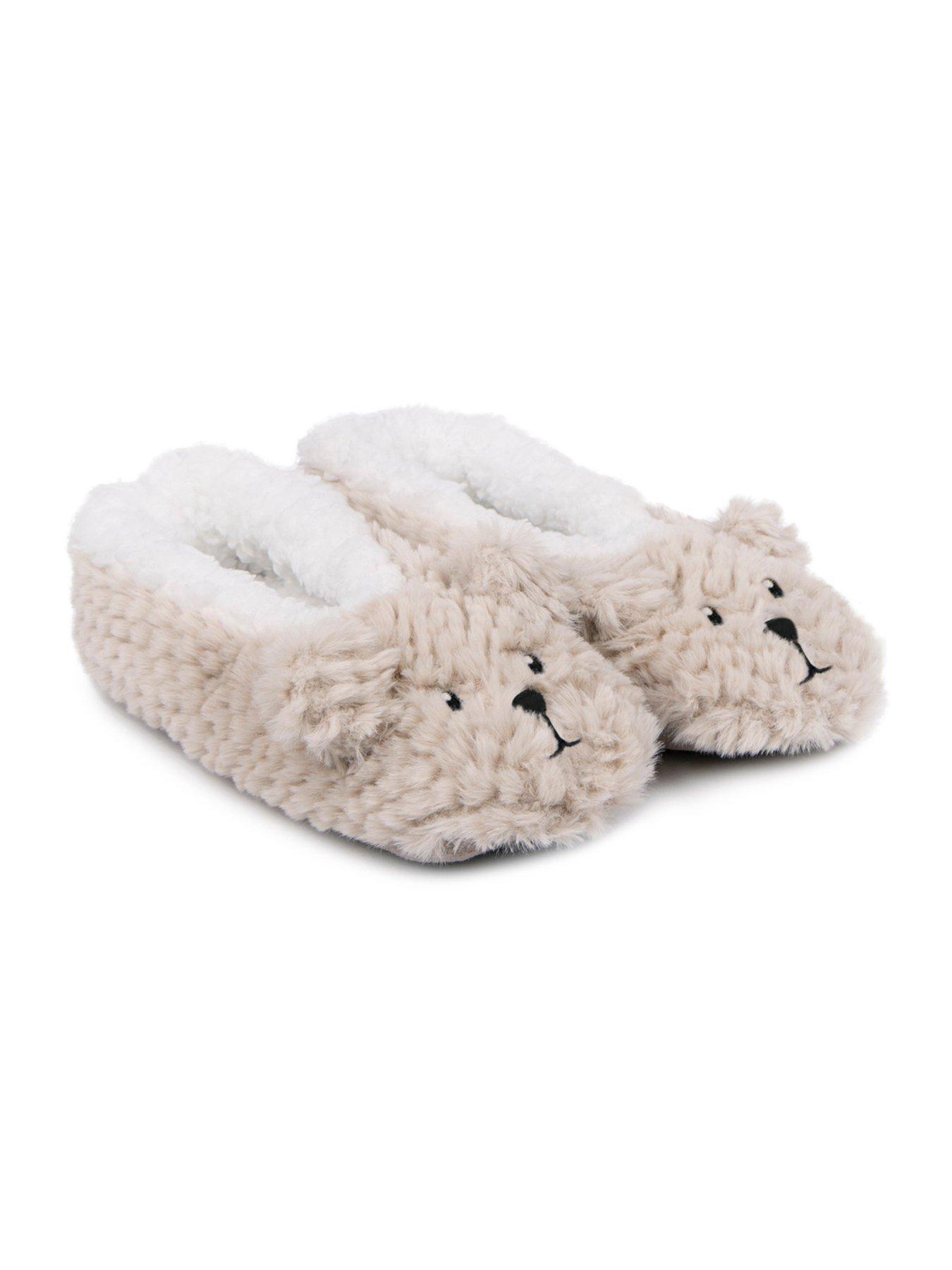 totes rabbit slippers