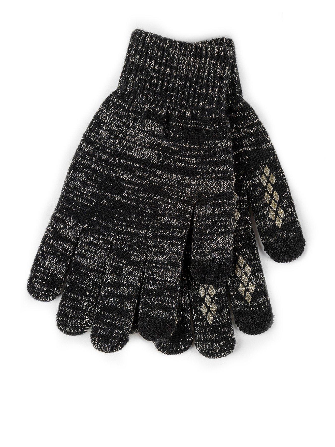 TOTES 1pp Stretch Knitted Smartouch Glove very.co.uk