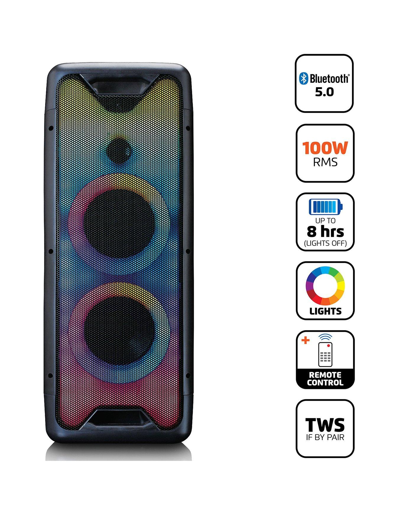 Image 3 of 6 of Lenco PA-200 - Bluetooth Party Speaker with full front animation