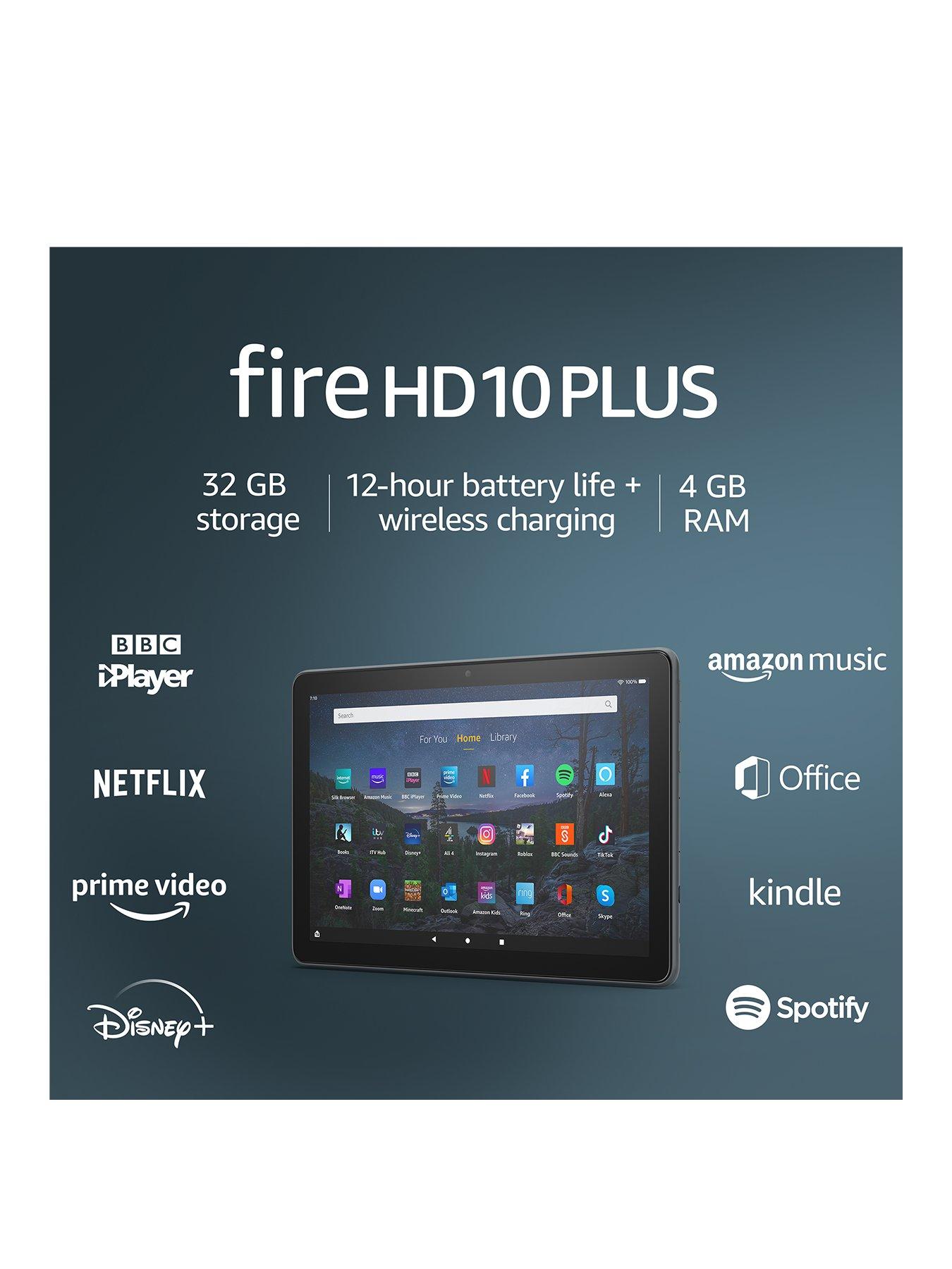 Amazon Fire HD 10 Plus Tablet - 10.1in 1080p Full HD display, 32GB