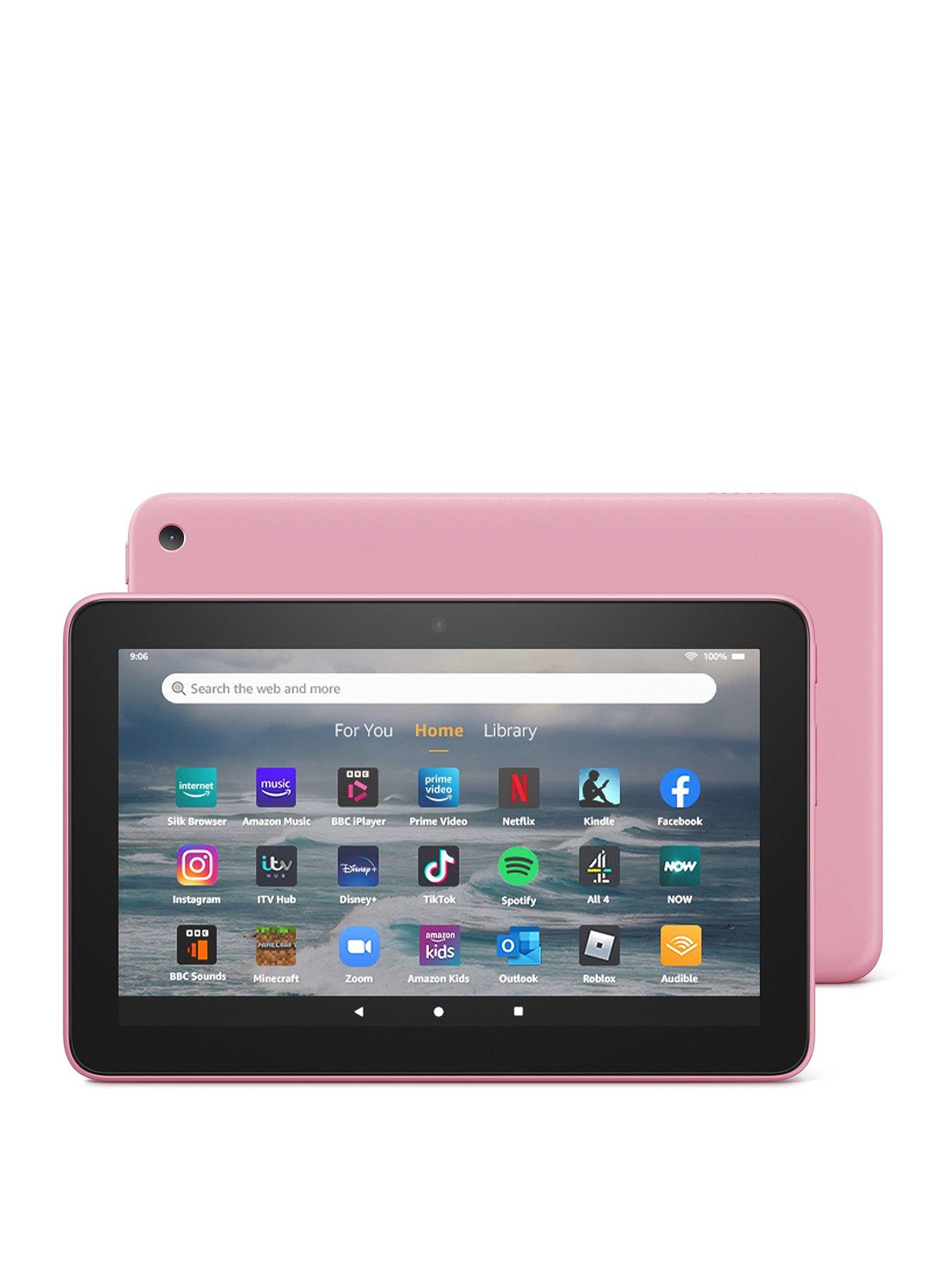 2022 Rose Fire HD 8 Tablet, 8” HD Display and 32 GB