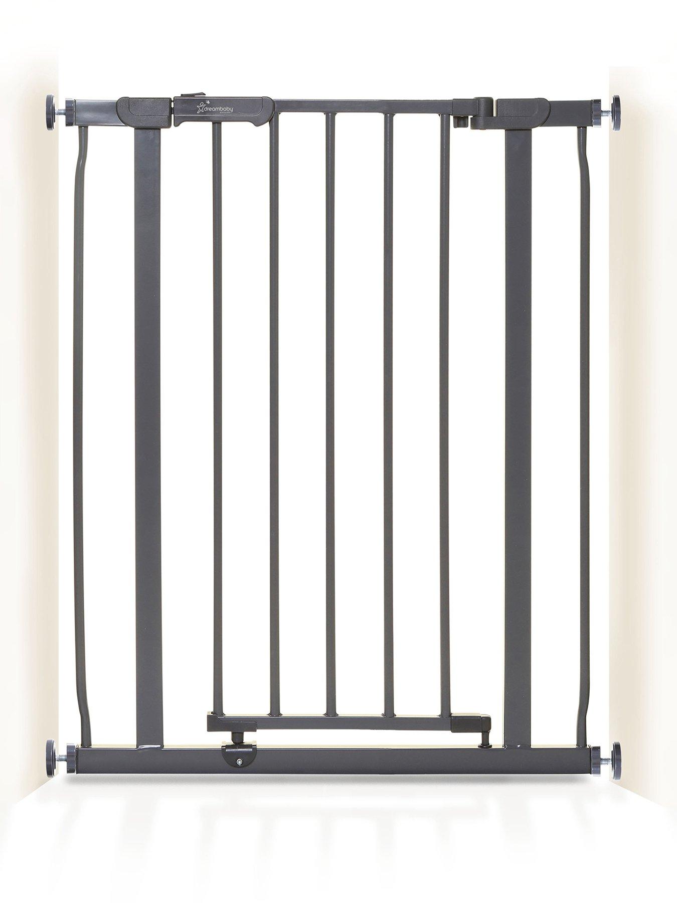 Dreambaby Ava Slimline Safety Gate with Stay-Open Feature (61-68cm) - Charcoal