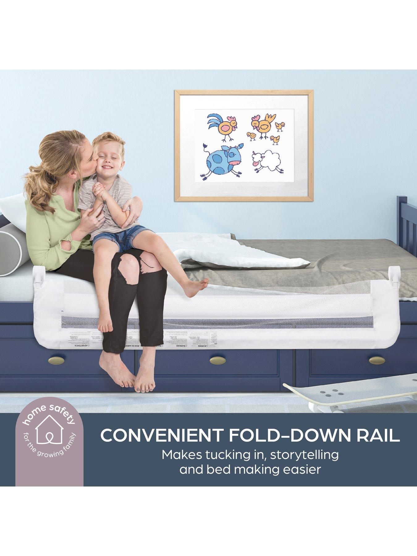 Image 4 of 7 of Dreambaby Nicole Extra-Wide Bed Rail - White