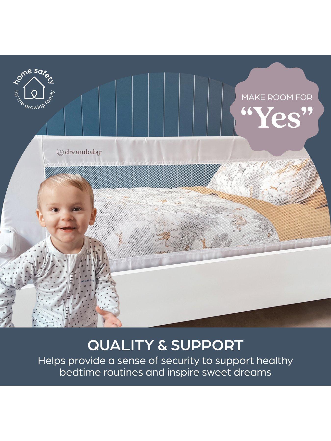 Image 6 of 7 of Dreambaby Nicole Extra-Wide Bed Rail - White