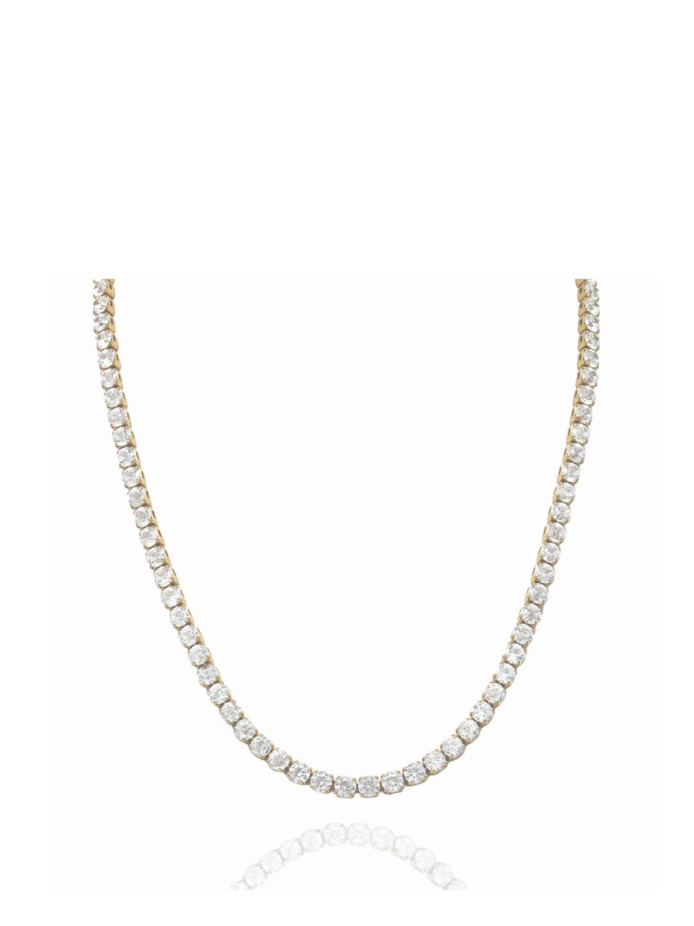 Diamond tennis sale necklace