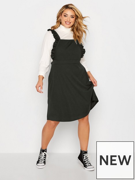 yours-frill-pinafore-black