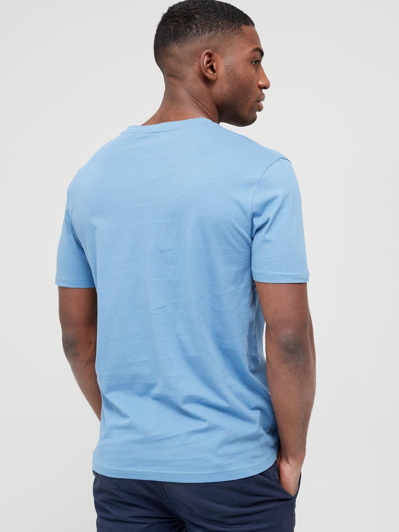 Image 2 of 4 of BOSS Thinking 1 Regular Fit T-Shirt-Light/Pastel Blue