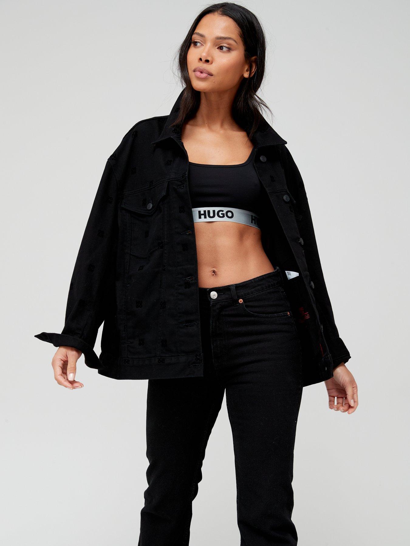 Hugo boss denim jacket on sale womens