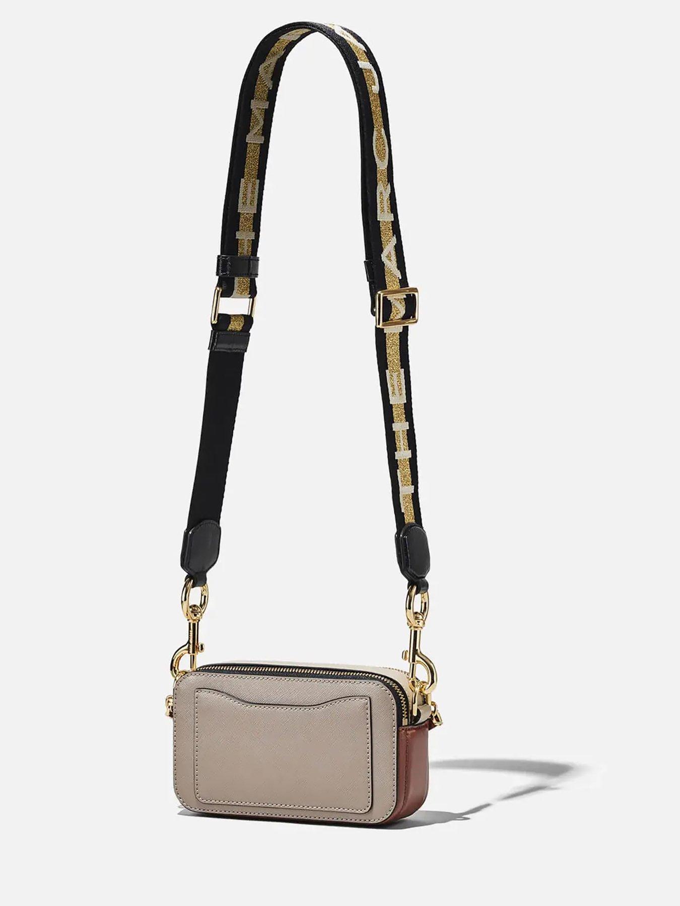 Image 3 of 4 of MARC JACOBS The&nbsp;Snapshot Cross-Body Bag -&nbsp;Cement/Brown