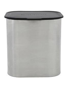 Product photograph of Masterclass Stainless Steel Antimicrobial Storage Container Ndash 11 X 11 X 11 Cm from very.co.uk