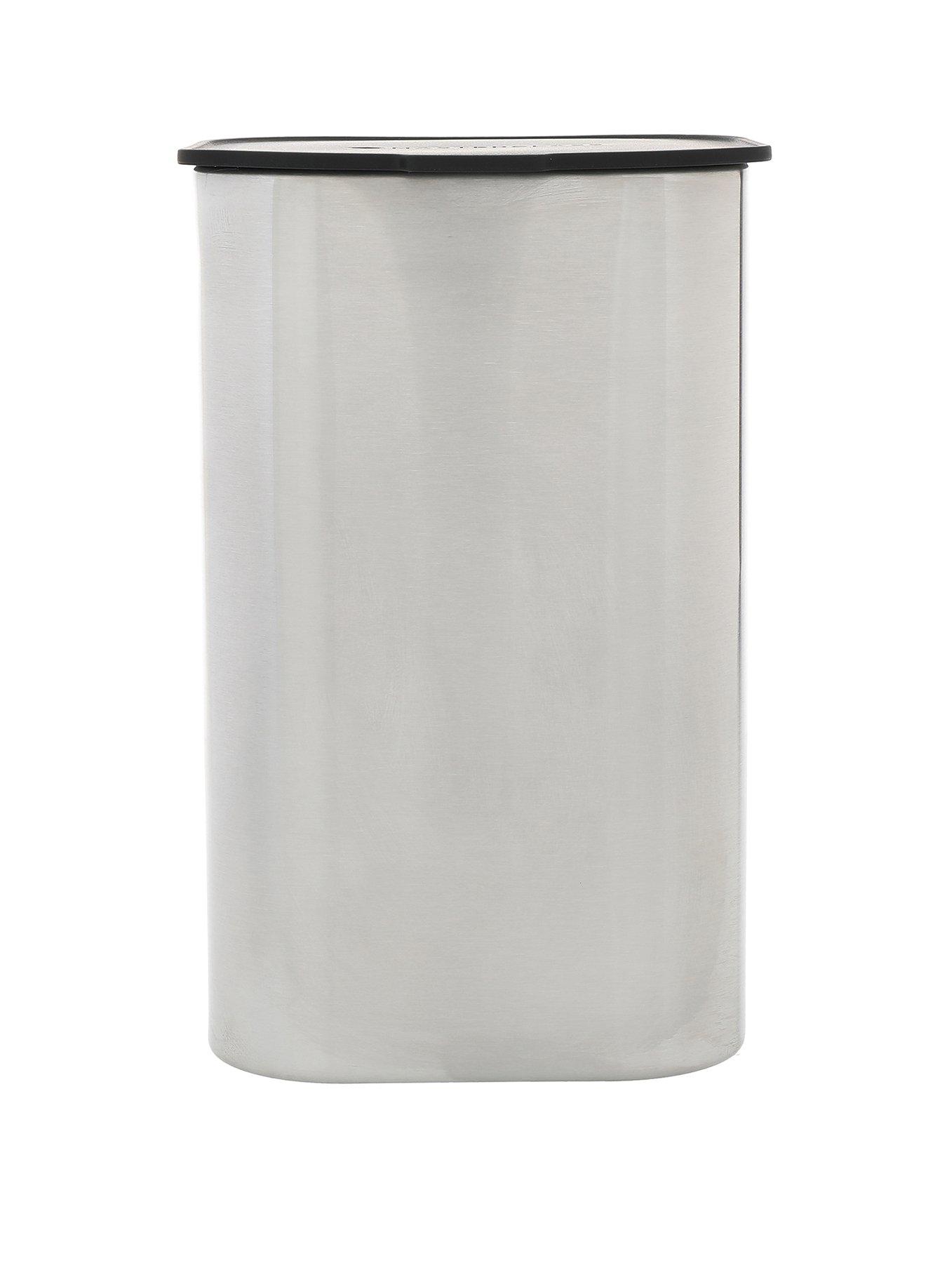 Product photograph of Masterclass Stainless Steel Antimicrobial Storage Container Ndash 11 X 11 X 17 Cm from very.co.uk