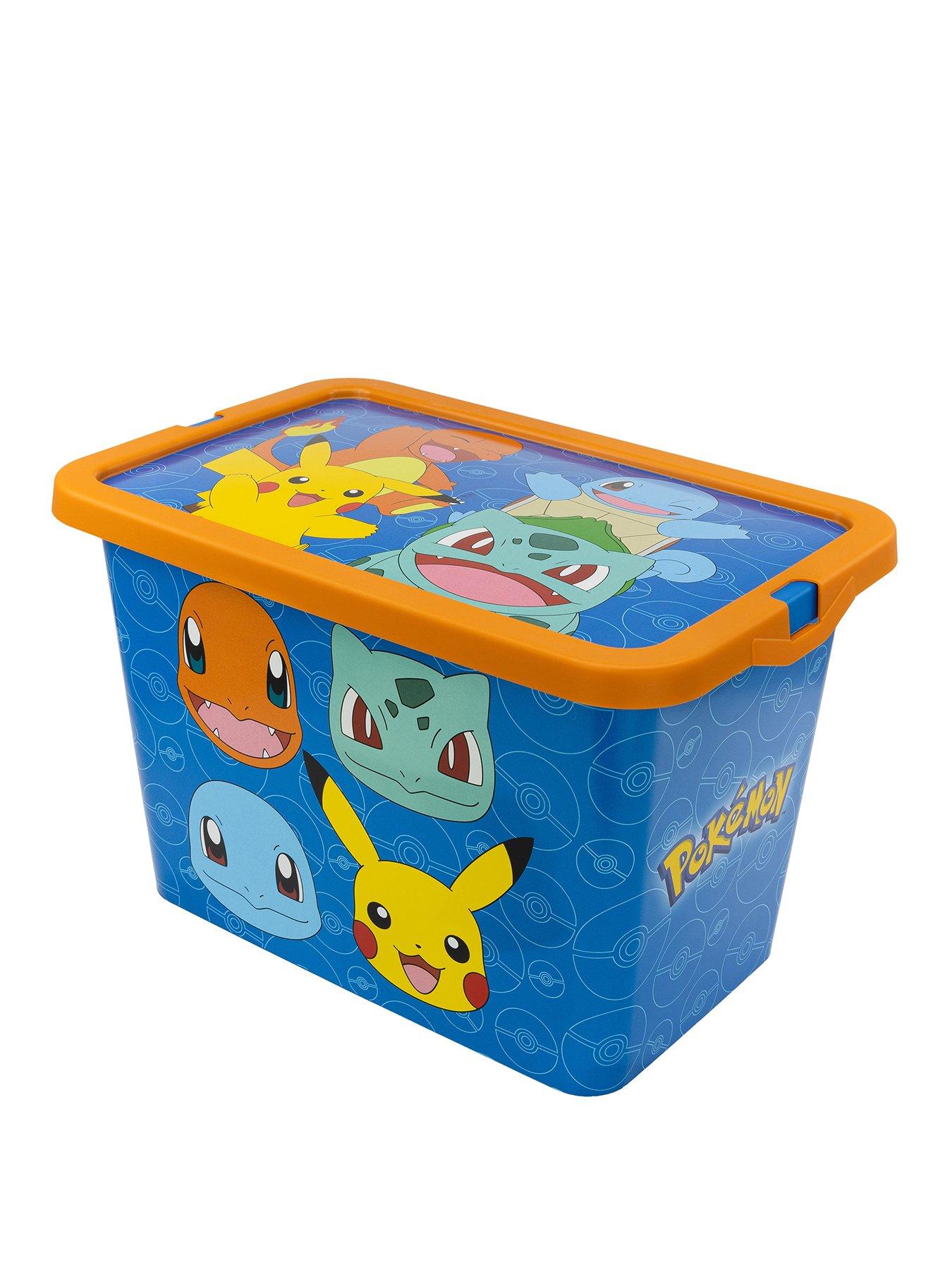 Product photograph of Pokemon Storage Click Box - 7l from very.co.uk