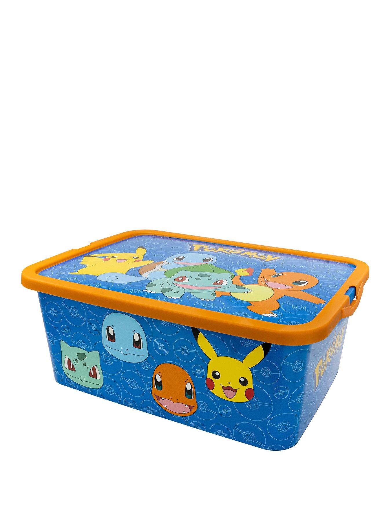 Product photograph of Pokemon Storage Click Box - 13l from very.co.uk
