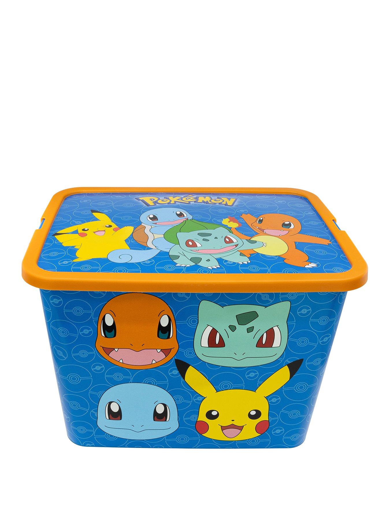Product photograph of Pokemon Storage Click Box - 23l from very.co.uk
